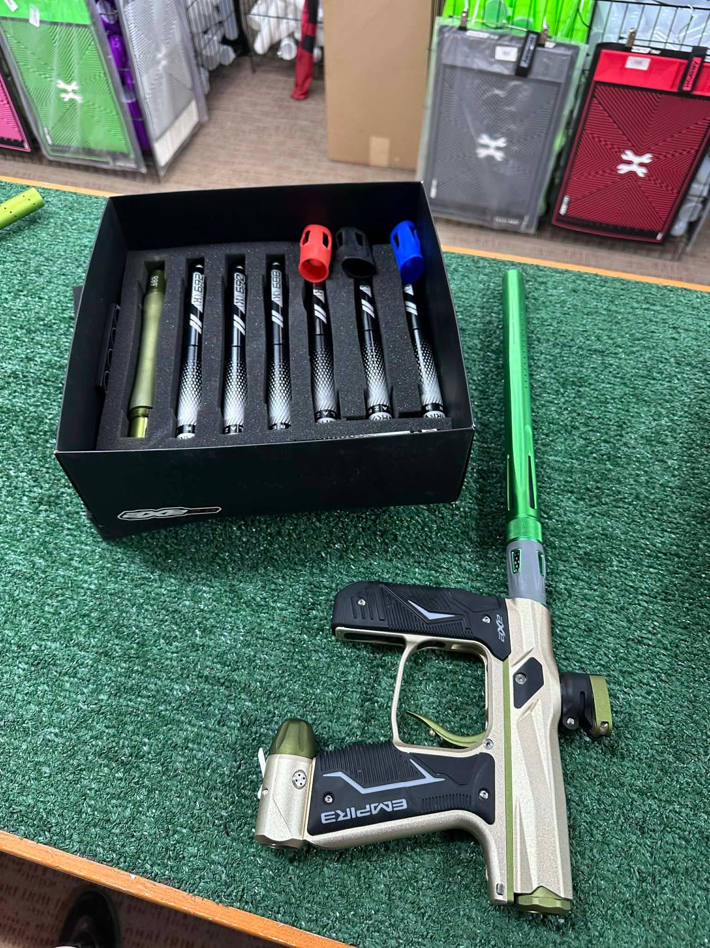 Used Empire Axe 2.0 W/ Lazr Barrel - Gold/Olive