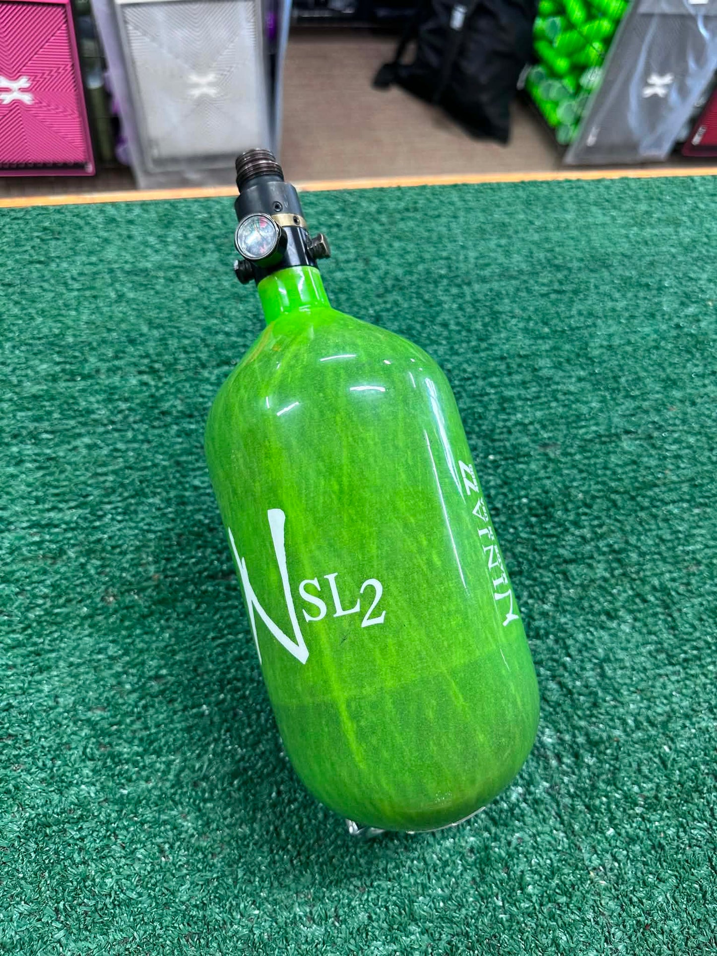 Used Ninja 77Ci SL2 Bottle - Lime W/Pro V2(Born 06/21)