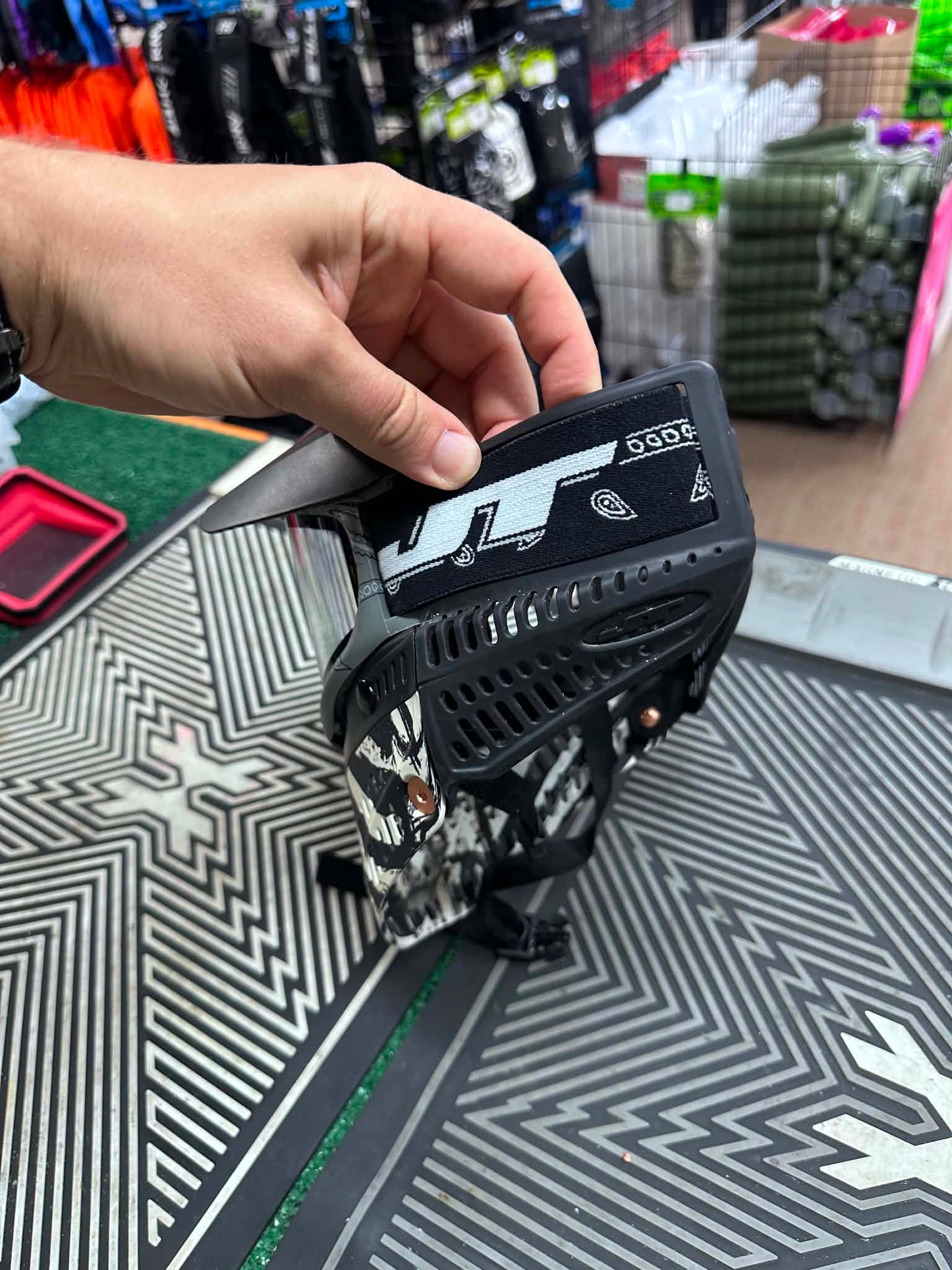 Used JT Goggles - Zebra bottom/Bandana frame