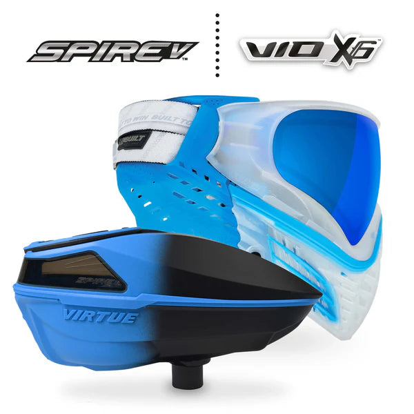 Virtue Vio X6 & Spire 5 Fade Series Bundles - Cyan Ice