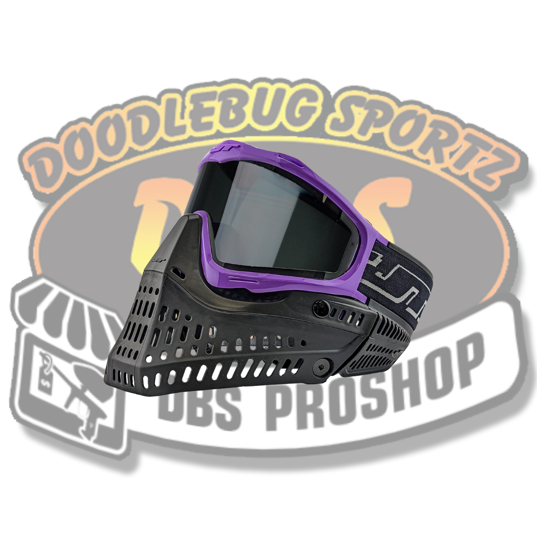 JT ProFlex Paintball Mask - Black/Purple Frames