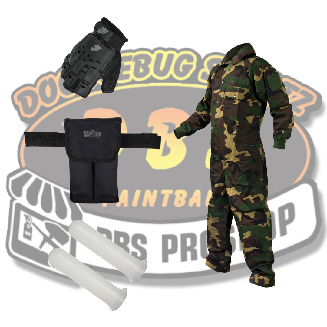 First Timer Upgrade Bundle - Coveralls, Extra Ammo Carrier and Gloves!