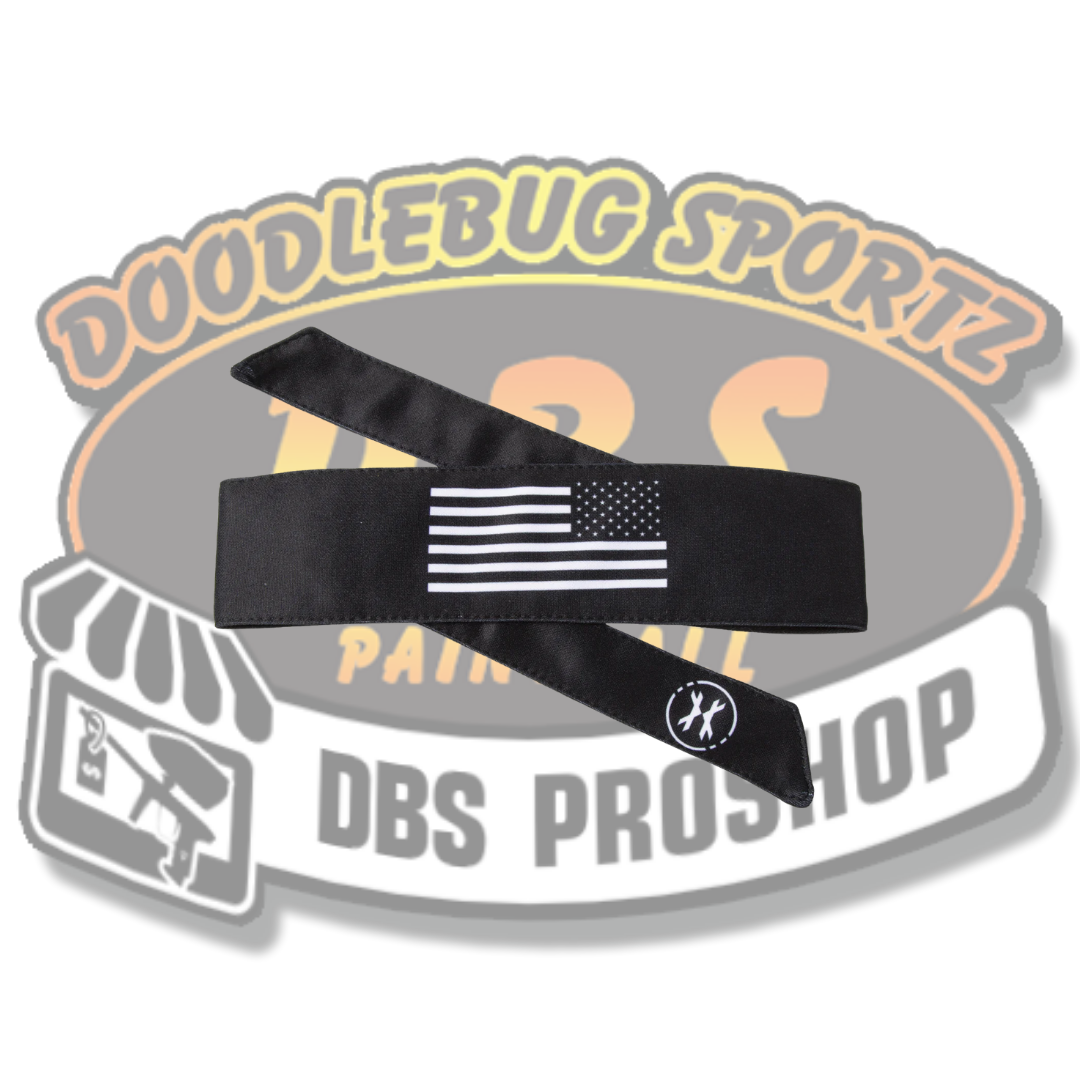 HK Head Band - USA Black/White