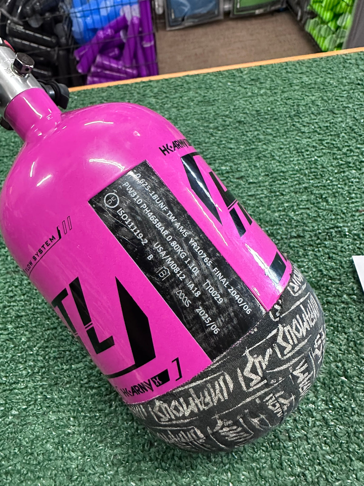 Used HK 68Ci HSTL Tank Pink W/silver reg.(Born 06/25)