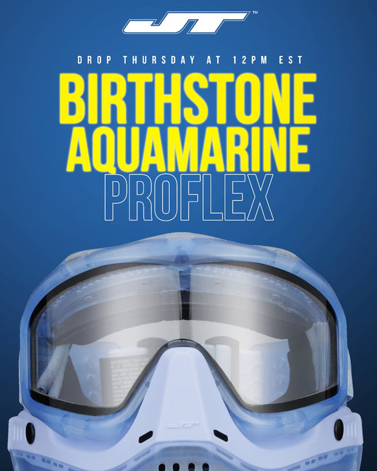 JT Spectra Proflex LE Goggle - Mar Birthstone Ice - Aqua w/magnet chin strap