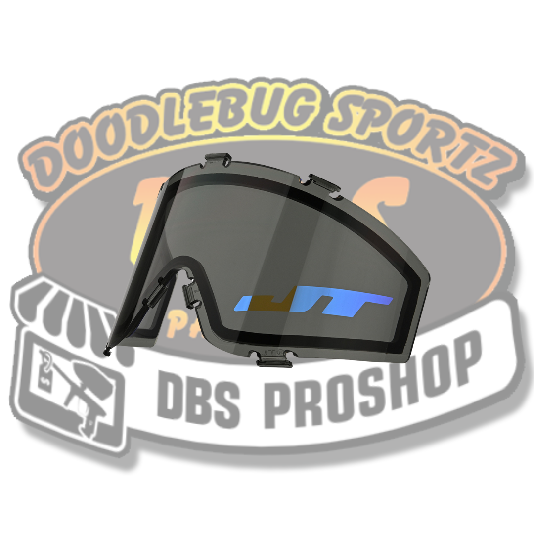 JT Spectra Thermal Lens - Smoke W/ Blue Mirror Logo