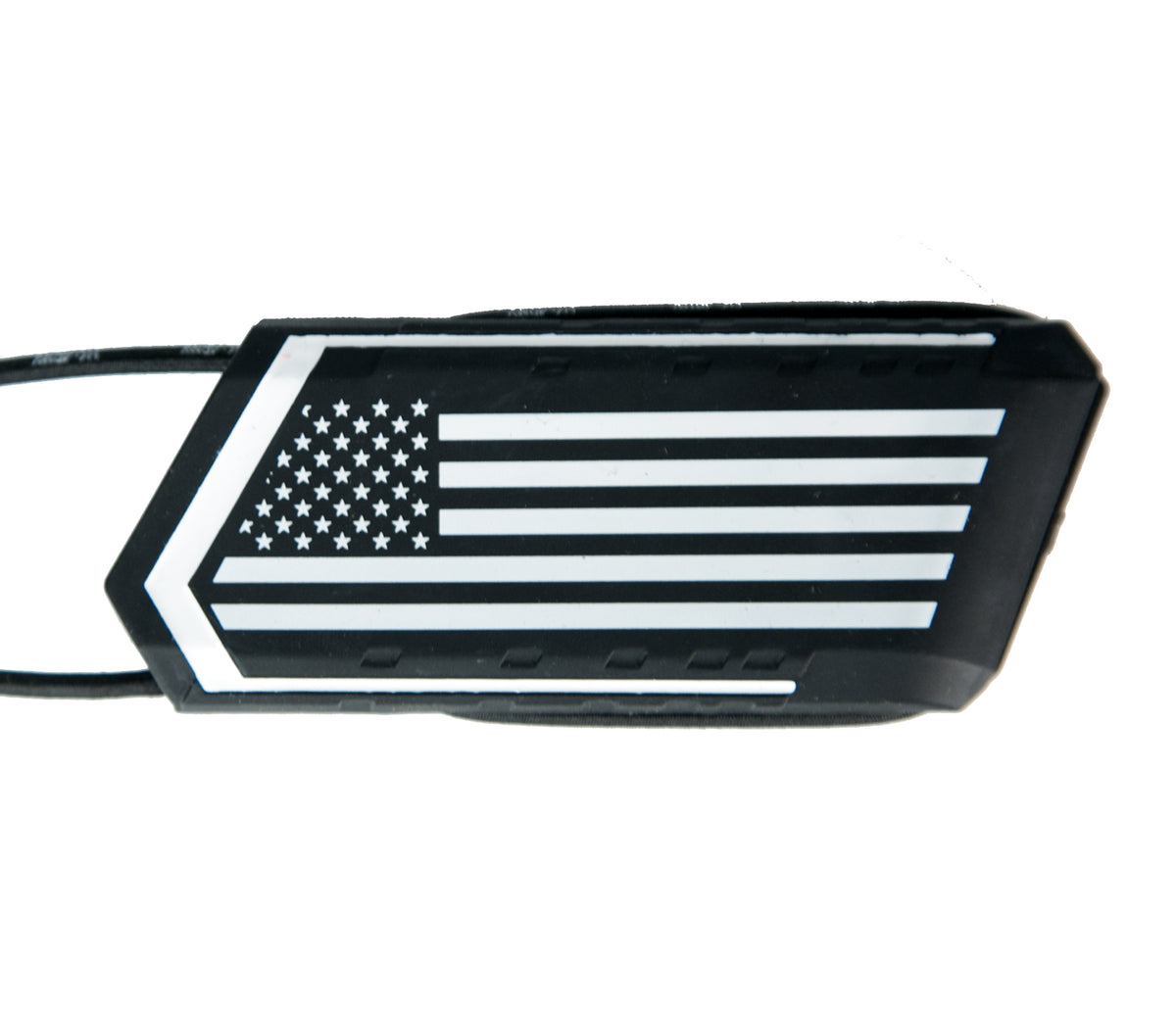 HK LE Ball Breaker Condom - USA BLACK/WHITE