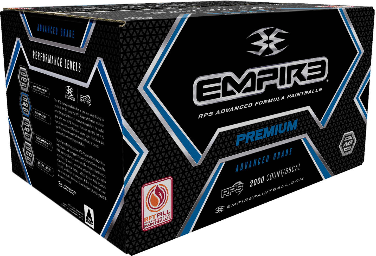 Empire Premium Carbon Fiber Paintballs (68 caliber) (BAG)