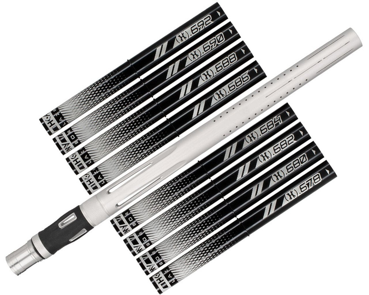 HK LAZR Max Barrel kit 15" - Autococker - Dust Silver