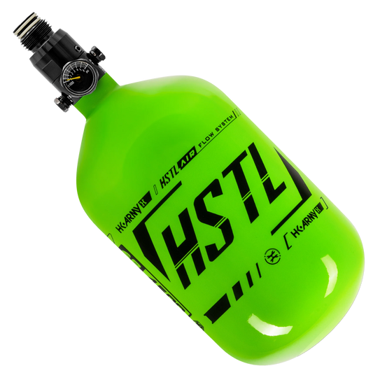 HK 68ci 4500psi HSTL Tank w/ Standard Reg - Neon Green