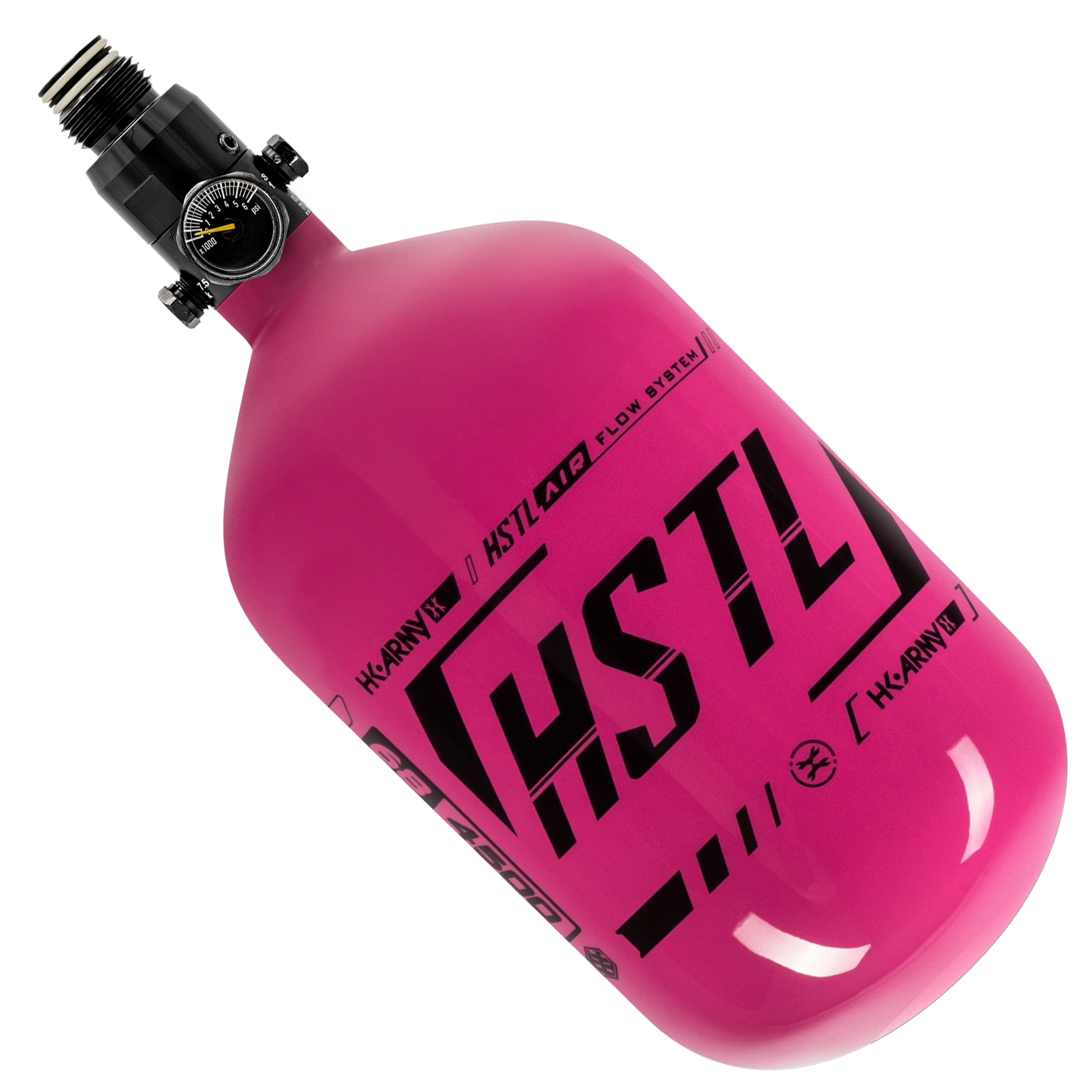 HK 68ci 4500psi HSTL Tank w/ Standard Reg - Neon Pink