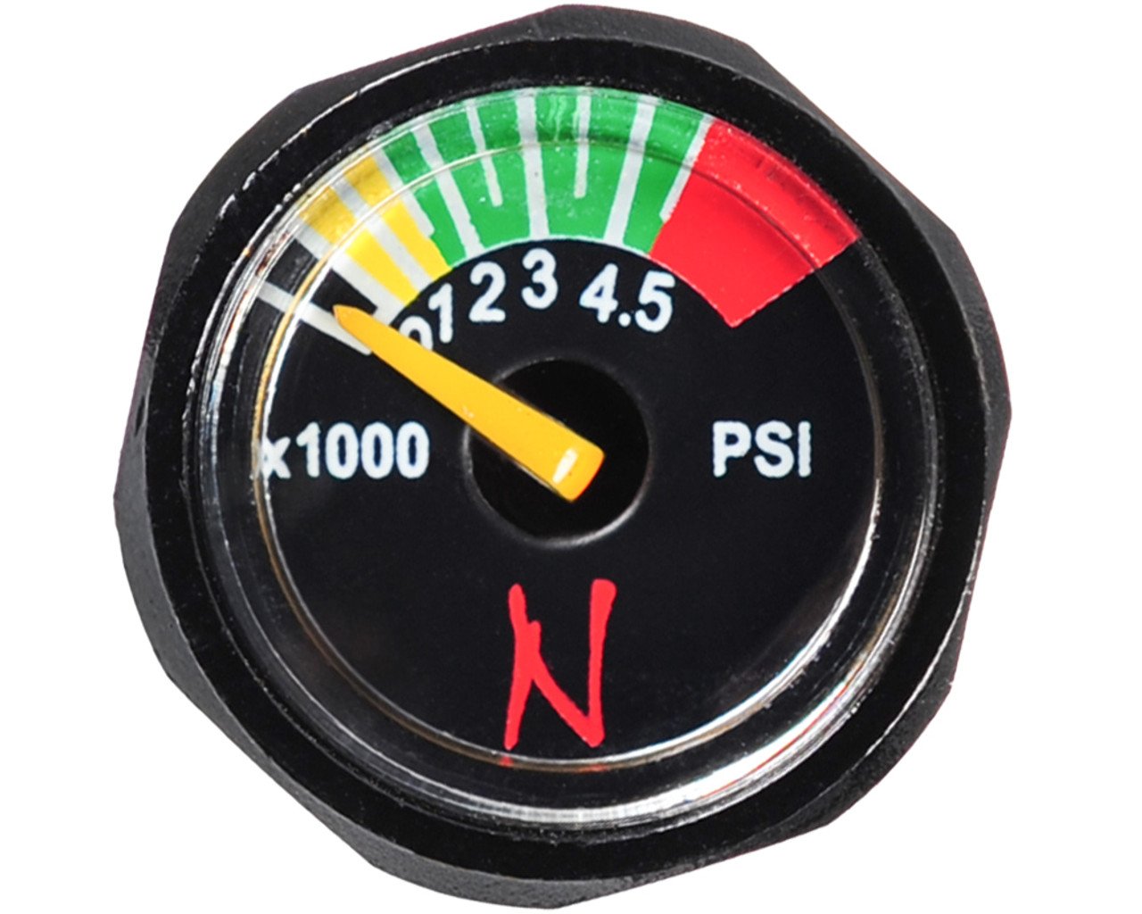 Ninja Ultralite Nano Tank Gauge - Black - 6000 PSI