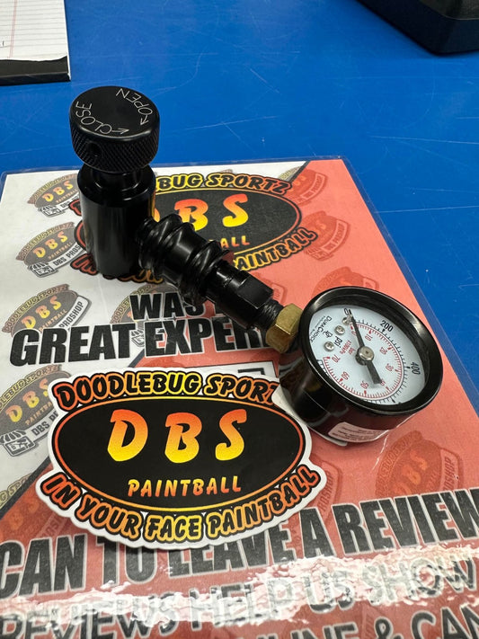 Pressure tester w/ universal Fill adaptor Slide Check and 1k Gauge.