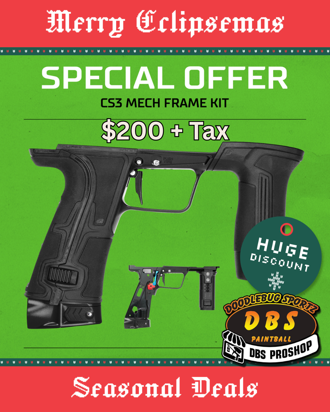 Planet Eclipse Cs3(NOT PRO) Mechanical Frame kit - Black(PRE-ORDER)