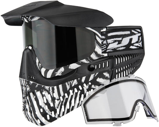 JT Proflex LE Goggle - Zebra W/ Clear & Smoke Lens