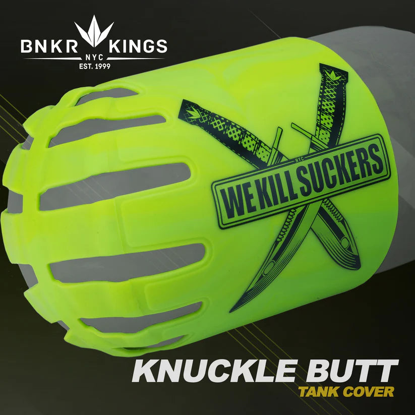 Bunkerkings Knuckle Butt Tank Cover - KNIFE Lime