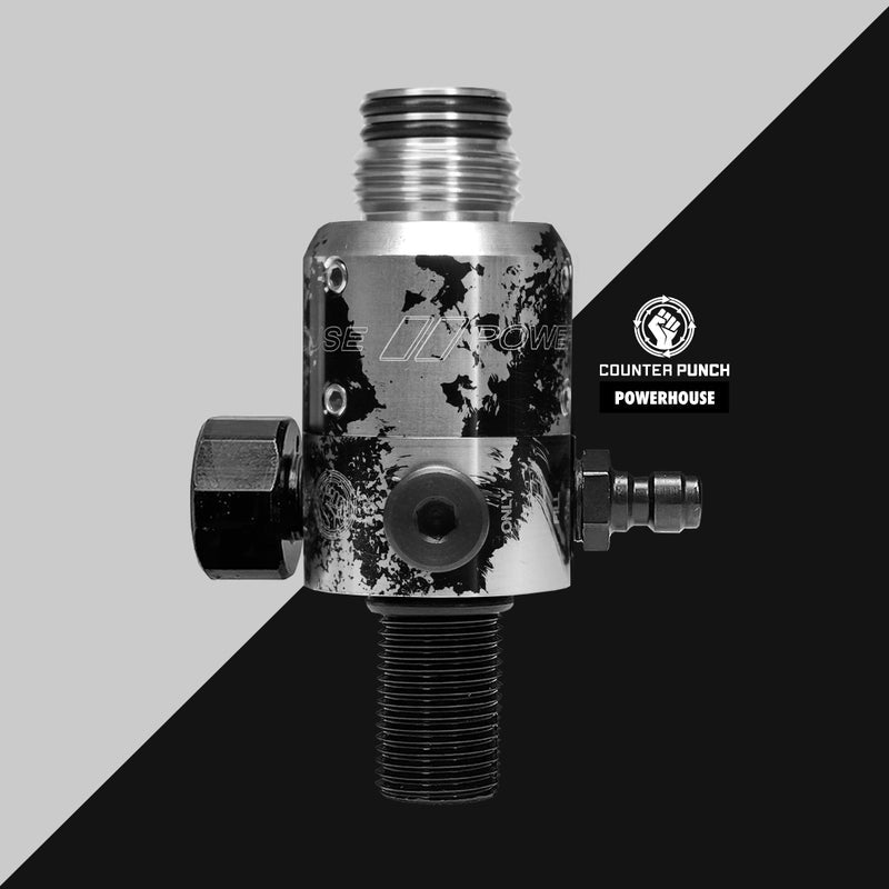 POWERHOUSE COUNTERPUNCH REGULATOR - Black/Silver Sponge