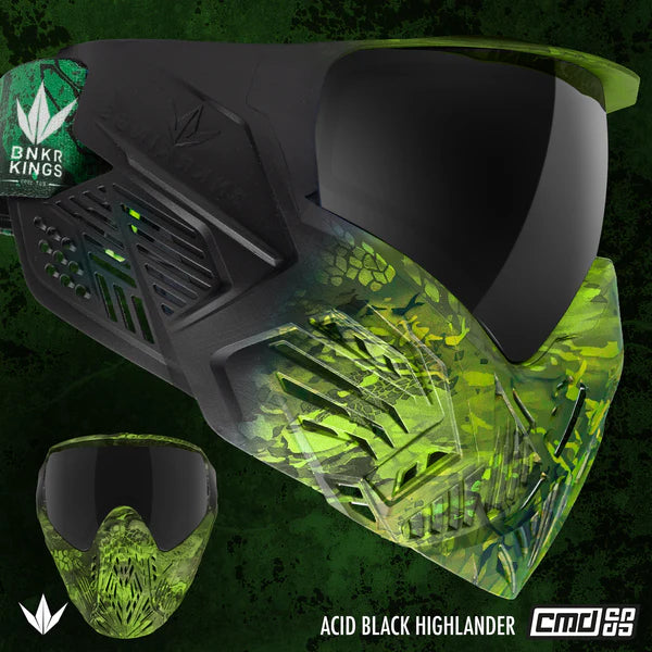 BunkerKings CMD Goggles - Acid Black Highlander