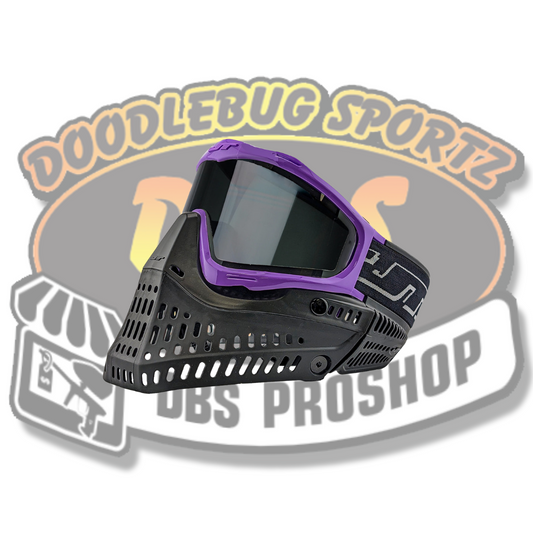 JT ProFlex Paintball Mask - Black/Purple Frames