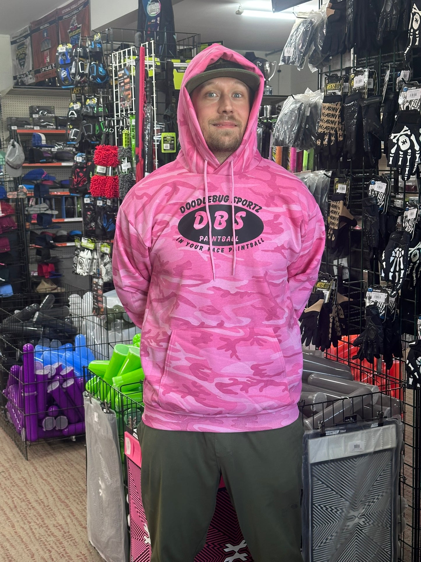 DBS HOODIE - Pink Camo