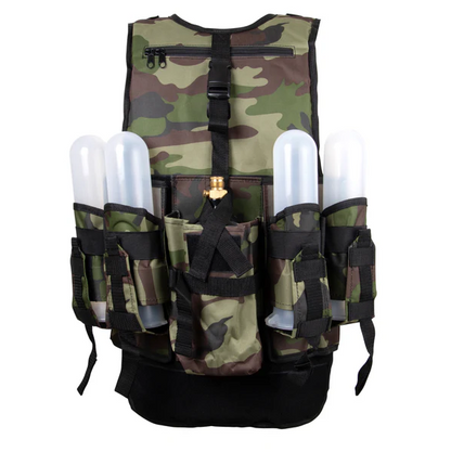 Deluxe Tactical Vest - Woodland Camo