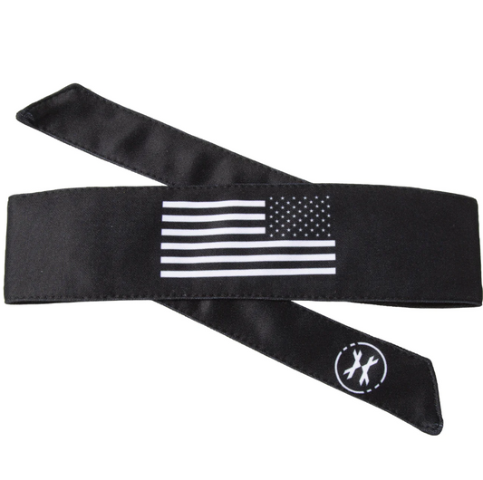 HK Head Band - USA Black/White