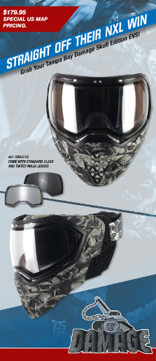 Empire EVS Goggles - LE Damage - W/ Clear and Ninja Thermal Lens