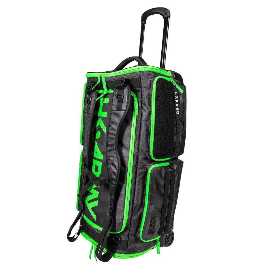 HK Expand Roller Bag - Shroud Black/Green