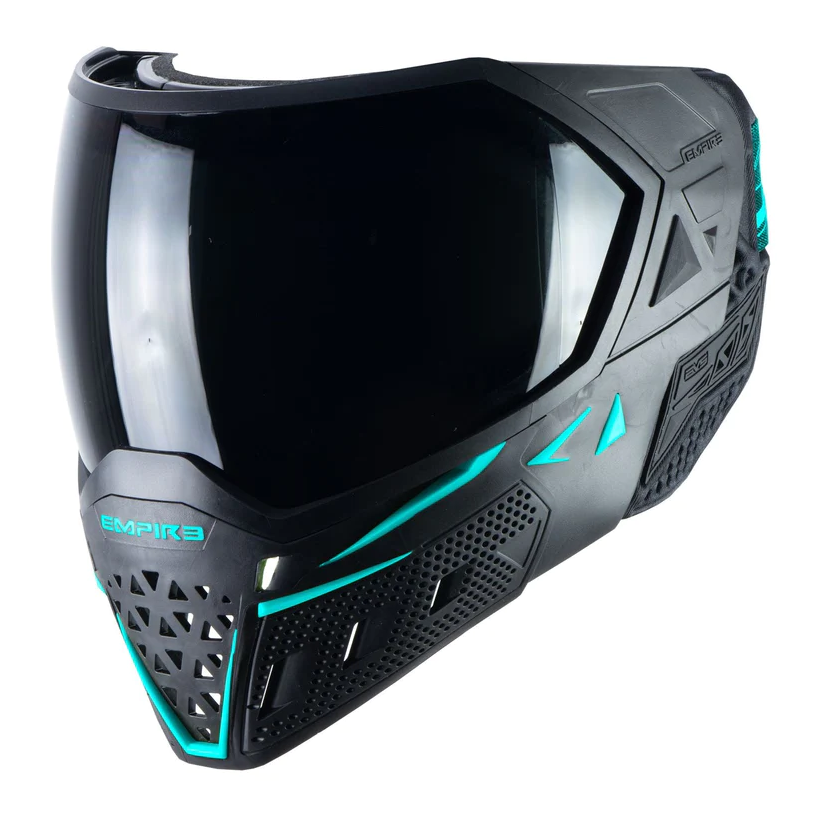 Empire EVS Goggles Black/Aqua - W/ Clear and Ninja Thermal Lens