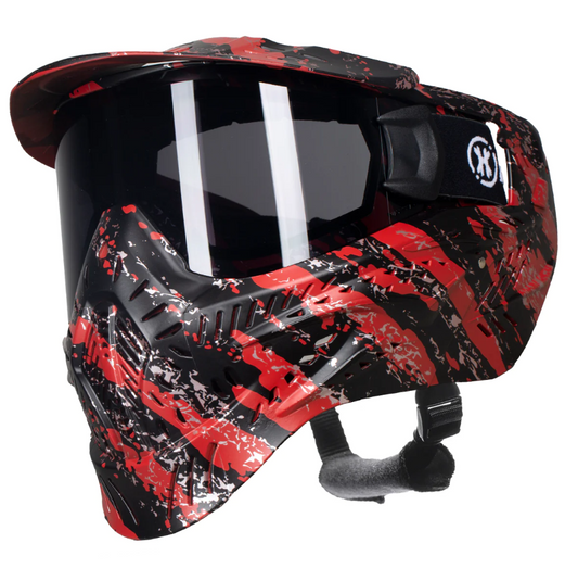 HK ARMY HSTL GOGGLE - FRACTURE BLACK/RED