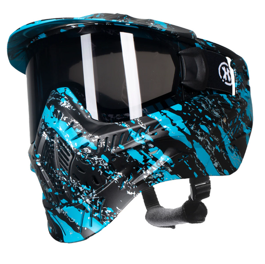 HK ARMY HSTL GOGGLE - FRACTURE BLACK/TURQUOISE