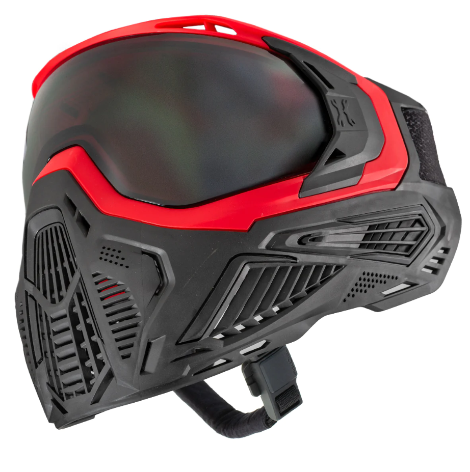 HK ARMY SLR GOGGLE - LAVA (RED/BLACK) SMOKE LENS