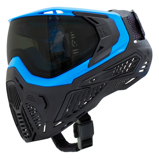 HK ARMY SLR GOGGLE - SAPPHIRE (BLUE/BLACK/BLACK) SMOKE LENS