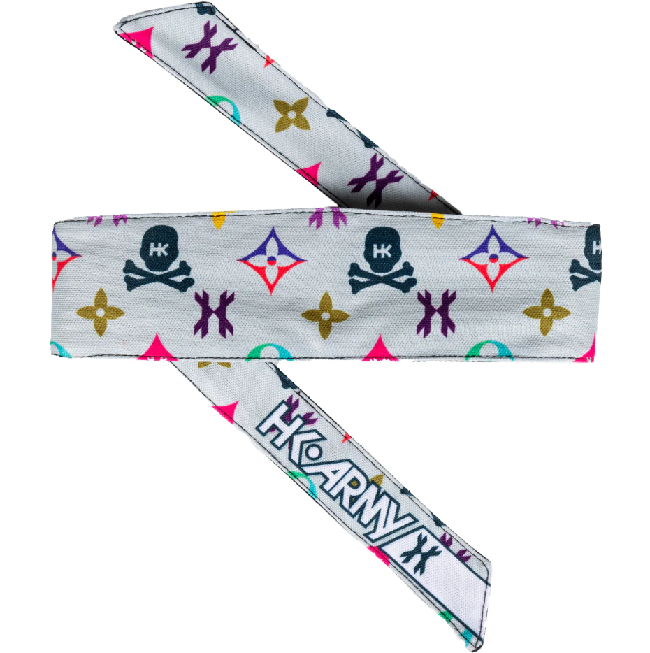 HK Head Band - Monogram Bone/Multi