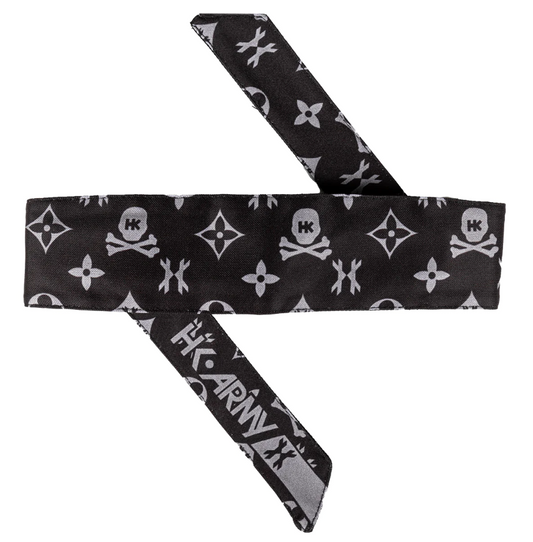 HK Head Band - Monogram Black/Grey