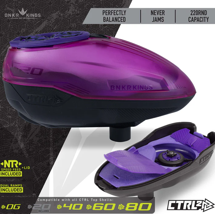 BunkerKings CTRL2 Loader - Crystal Purple Black