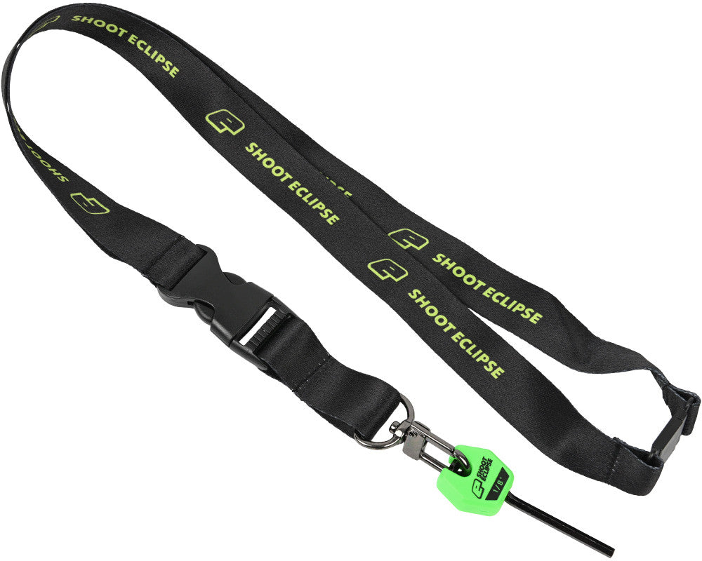 Planet Eclipse 1/8 Key Lanyard - Black