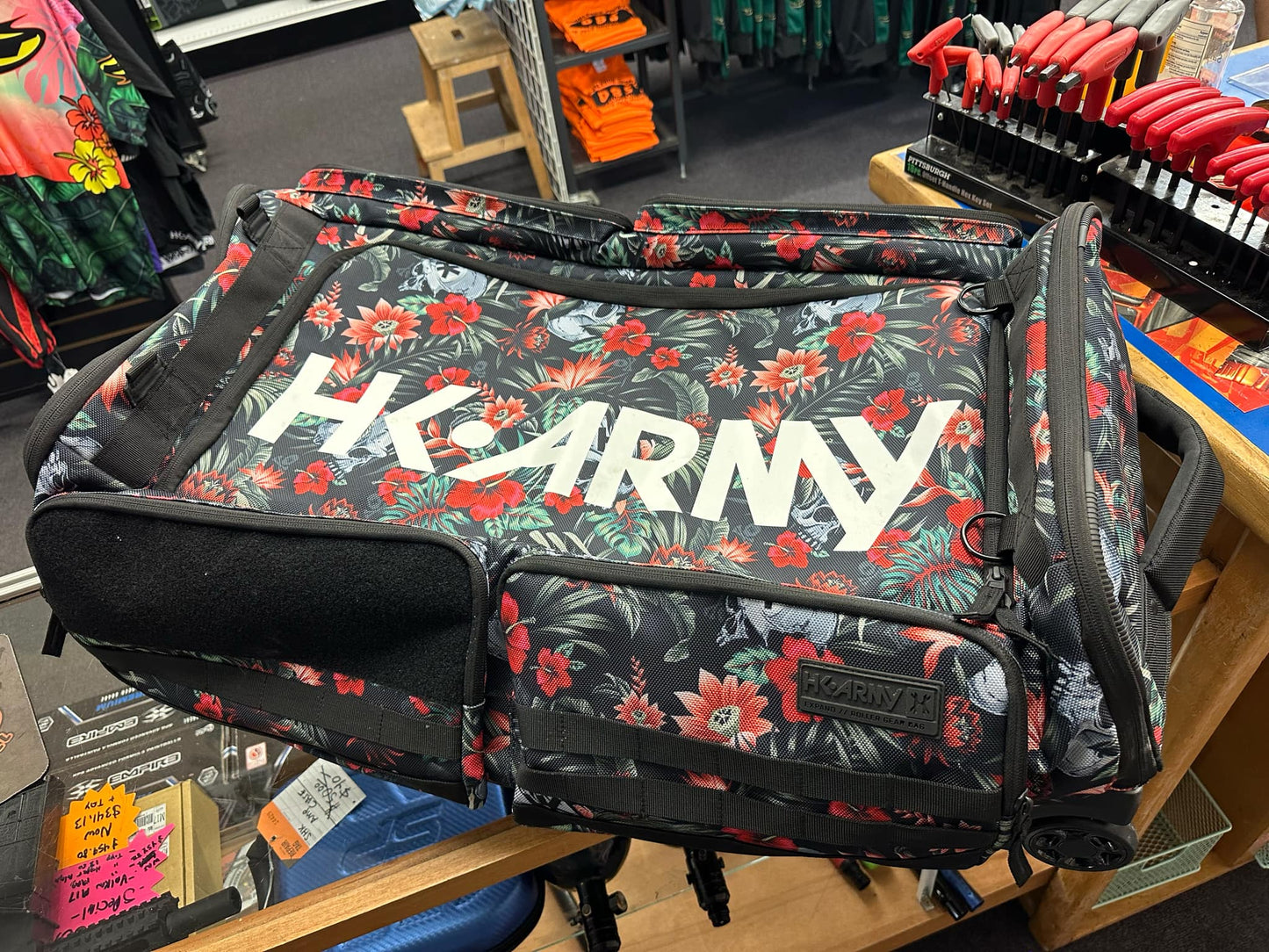 Used HK 75L Expand Bag - Tropical Skulls