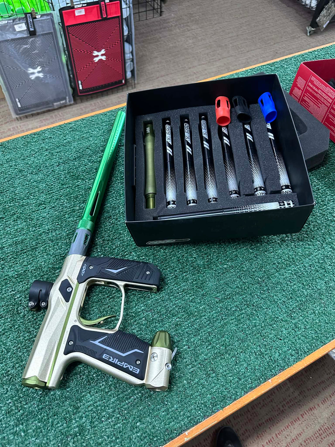 Used Empire Axe 2.0 W/ Lazr Barrel - Gold/Olive