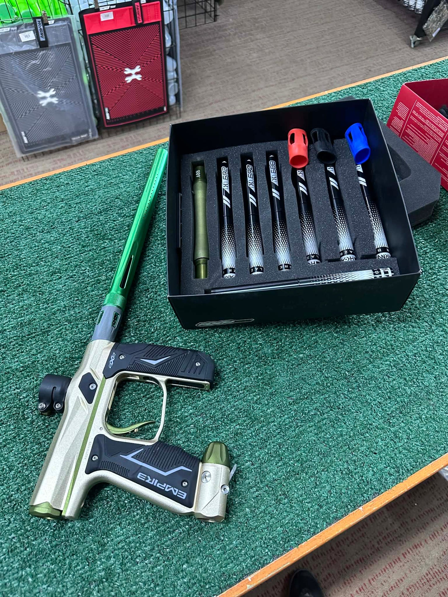 Used Empire Axe 2.0 W/ Lazr Barrel - Gold/Olive