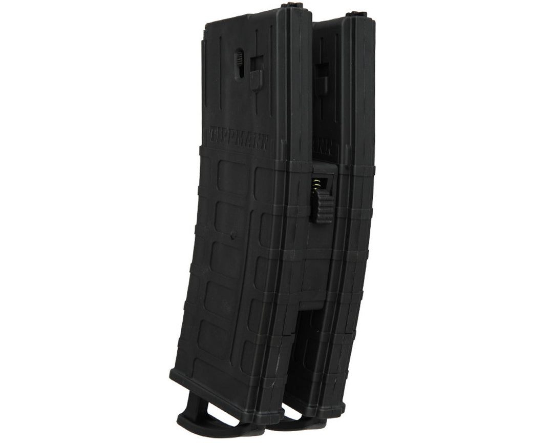 Tippmann TMC .68 mags 2 pack with coupler - Black