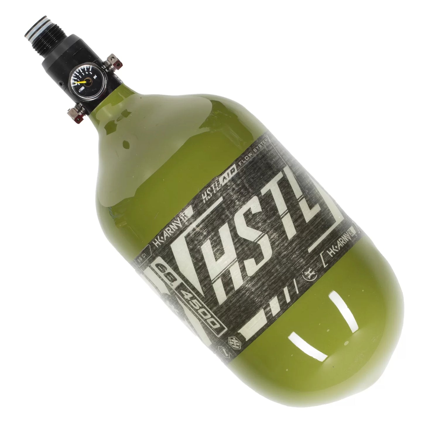 HK Army 68ci 4500psi HSTL Tank w/ Standard Reg - Olive