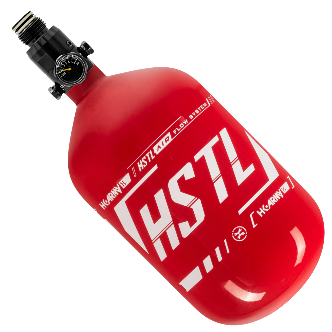 HK 68ci 4500psi HSTL Tank w/ Standard Reg - Red